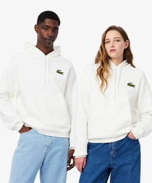 完売商品　新品未使用　LACOSTE　レディース　パーカー LACOSTE パーカー オーバーサイズ エッセンシャルスウェット