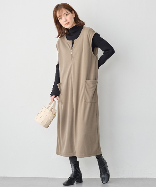 MaxMara ボタン付きリブニットセーター 洗えるもちもち 袖ボタンリブニット - ベルーナ【公式】