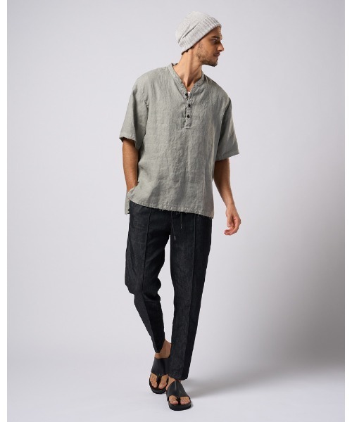 wjk スラックス denim pin-tuck slacks メンズ : ZOZOTOWN Yahoo
