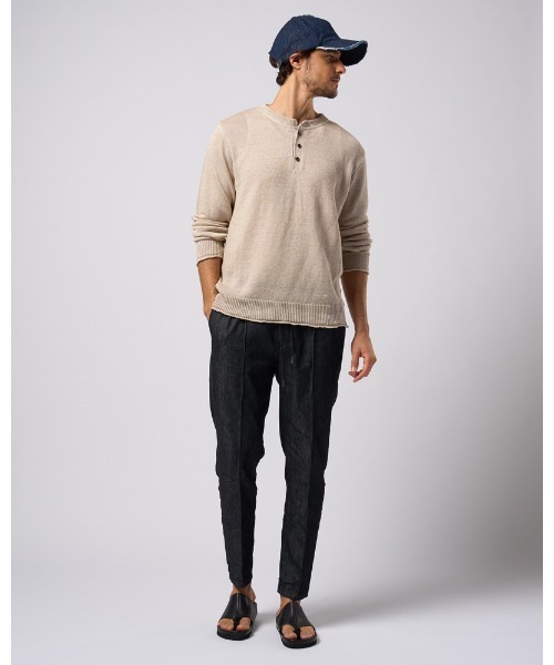 TREEMINGBIRD◆Structured Pin-Tuck Denim Pants 韓国人気 Structured Pin-Tuck Denim Pants [ Blue ] - TREEMINGBIRD
