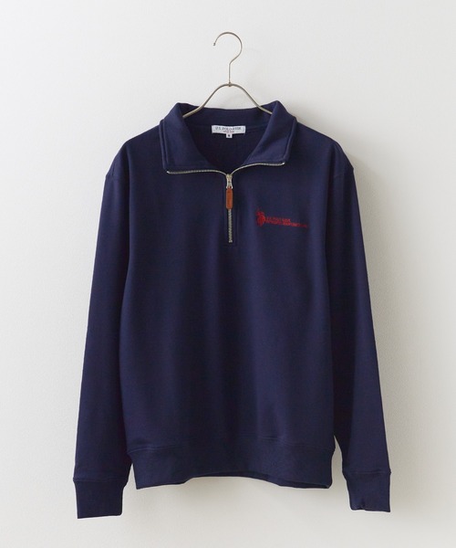 中古 メンズ ポロゴルフ POLO GOLF 長袖シャツ S 紺 ラルフ