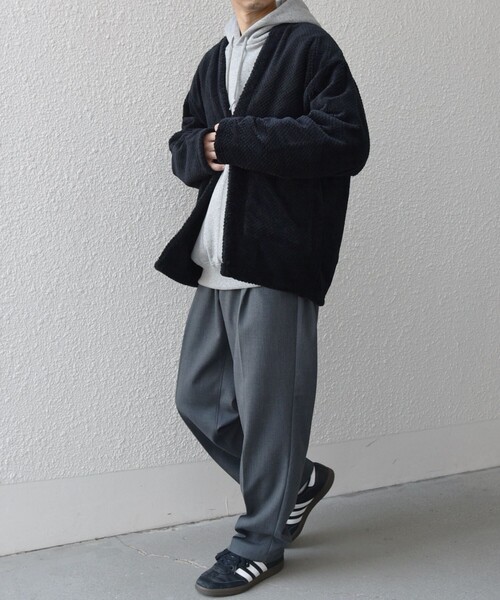 SHIPS any カーディガン 「WEB限定」SHIPS any: パイナップル フリース