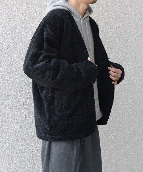 希少✨美品【プリーツプリーズ】チャイナボタン カーディガン ジャケット ブラック 美品 プリーツプリーズ フロントボタン カーディガン ジャケット 黒