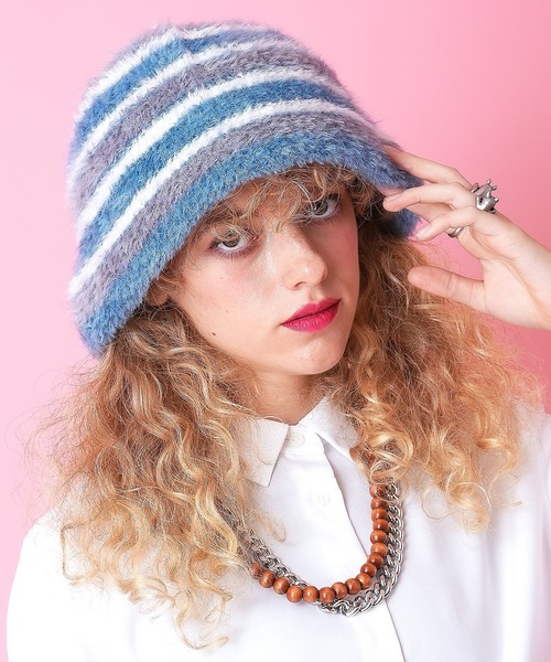 帽子 ハット an meets zakka ボーダーファーニットハット / メンズ