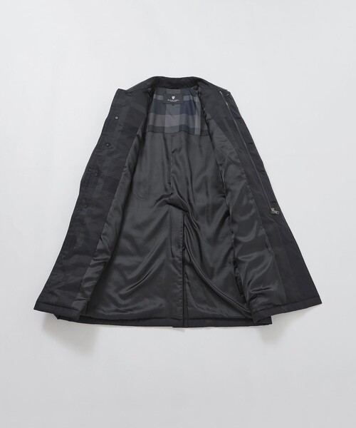 BLACK LABEL CRESTBRIDGE /ステンカラーコート sizeL シャドーチェックパデッドステンカラーコート（ブルゾン
