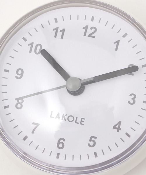 LAKOLE（ラコレ） 時計 「ガラスや鏡に吸着する」防滴時計 / 150064