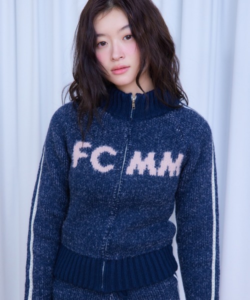 FCMM ニット セーター 「新色追加」KNIT ZIP-UP/ニットジップアップ