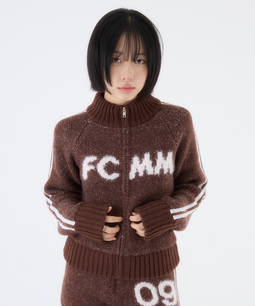 FCMM ニット セーター 「新色追加」KNIT ZIP-UP/ニットジップアップ