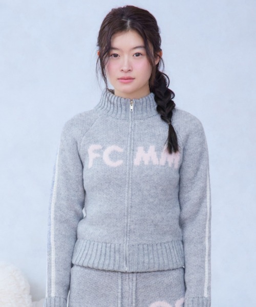 FCMM ニット セーター 「新色追加」KNIT ZIP-UP/ニットジップアップ