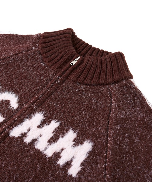 FCMM ニット セーター 「新色追加」KNIT ZIP-UP/ニットジップアップ