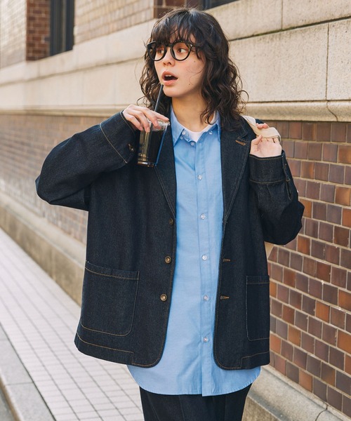 ダークデニム オーバーサイズジャケット Fサイズ 72156752b_b_266_500.jpg