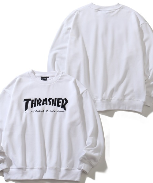 Thrasher アウトライン ロゴ スウェット トレーナー 送料関税込 THRASHER トレーナー スウェット 「at」「THRASHER/スラッシャー
