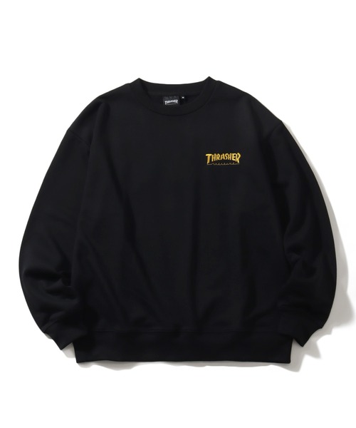 thrasher ウエア Thrasher Mag Logo Hooded Anorak Jacket Black Red Yellow