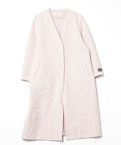 FRAY I.D（フレイ・アイディー） ノーカラーコート 0 ピンク