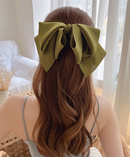 Lace Ladies（レースレディース） ヘアクリップ サテン調 ビッグ