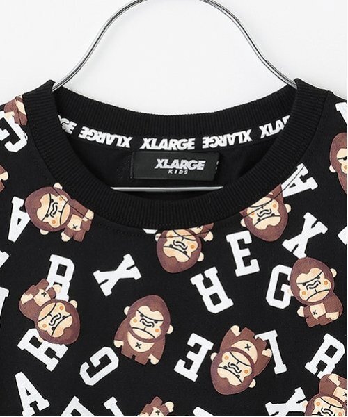 XLARGE KIDS（エクストララージ キッズ） tシャツ 総柄ファニーゴリラ