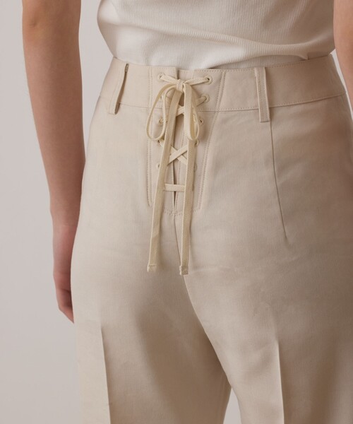 GRACE CONTINENTAL（グレースコンチネンタル） パンツ リネンサテン