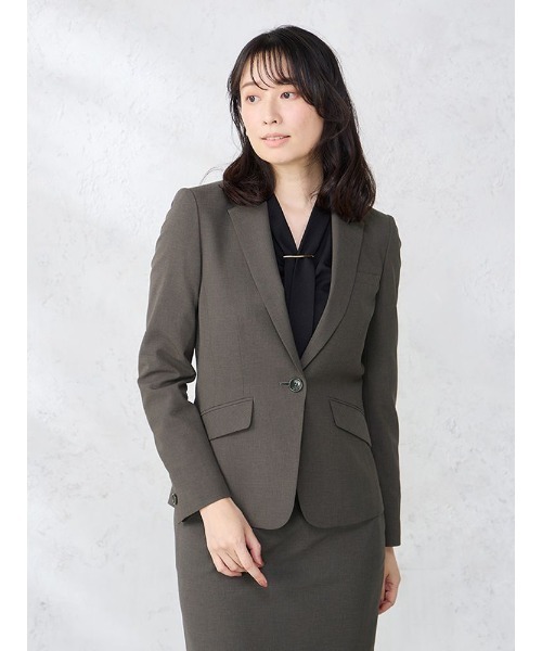 未使用級　パーフェクトスーツファクトリー　セットアップ　上下　チェック　M〜L Perfect Suit FActory（パーフェクト スーツ ファクトリー