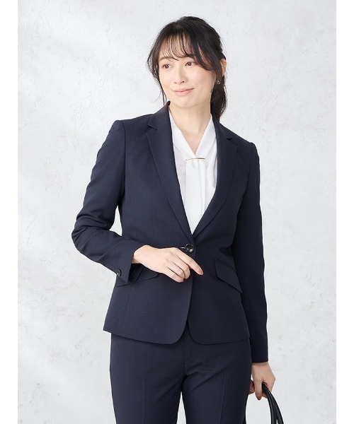 未使用級　パーフェクトスーツファクトリー　セットアップ　上下　チェック　M〜L Perfect Suit FActory（パーフェクト スーツ ファクトリー