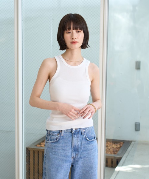 TICCA ティッカ クロシェ ニットキャミソール