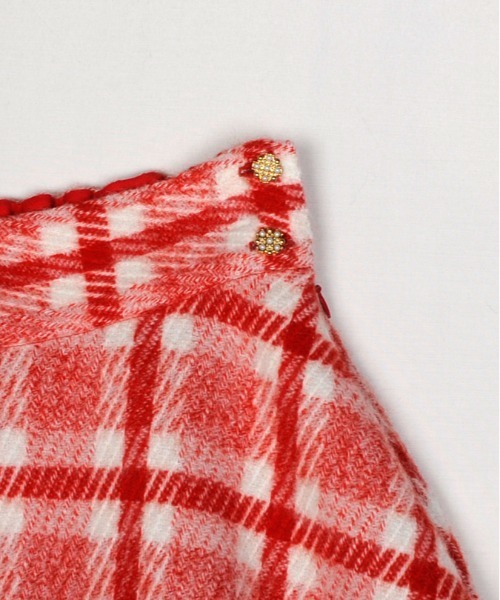 「MILK」 フレアスカート FREE レッド レディース_画像4