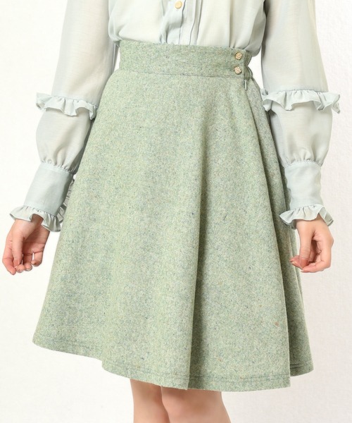 「MILK」 フレアスカート FREE レッド レディース_画像9