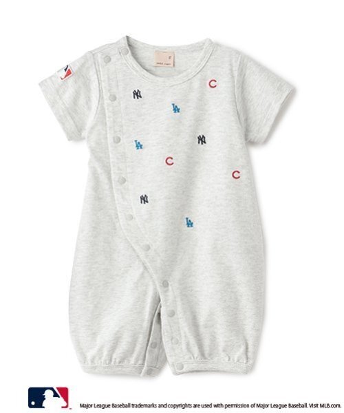 petit main ベビー服 ロンパース 「MLB」チーム刺しゅう2WAY