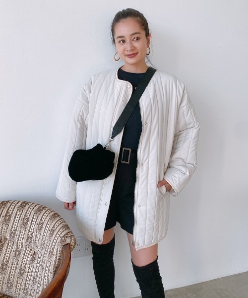 「Vicente」 コート FREE オフホワイト レディース_画像4