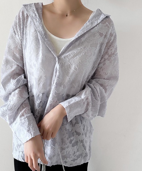 ブラウス シャツ 花柄シアーシャツ レディース ブラウス シャツ 花柄シアーシャツ レディース : ZOZOTOWN Yahoo