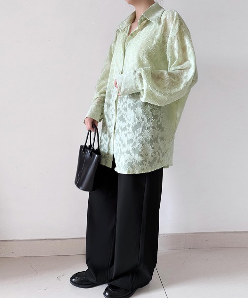 ブラウス シャツ 花柄シアーシャツ レディース ブラウス シャツ 花柄シアーシャツ レディース : ZOZOTOWN Yahoo
