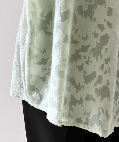 ブラウス シャツ シアーボイル フローラルシャツ レディース ブラウス シャツ 花柄シアーシャツ レディース : ZOZOTOWN Yahoo