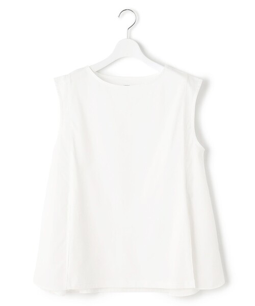 tシャツ 「WOMEN」ファブリックポイント ノースリーブプルオーバー レディース
