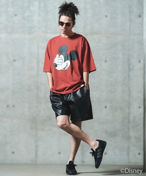 GLIMCLAP tシャツ mt9696- Printed T-shirtr-Mickey Mouse- 「ミッキー