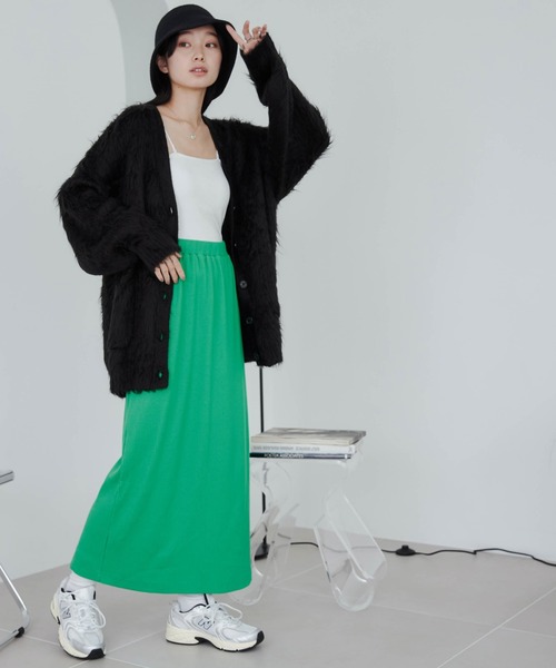 「WEGO」 ニットカーディガン FREE ブラック レディース_画像3