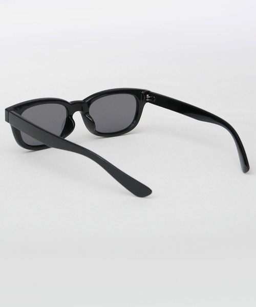 A.M.S. サングラス セルフレーム サングラス 横長スクエア