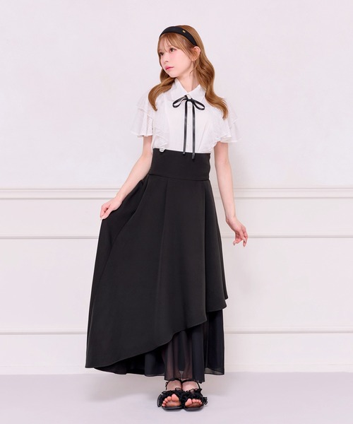 apres jour スカート 「SET着用可能」アシメロングスカート