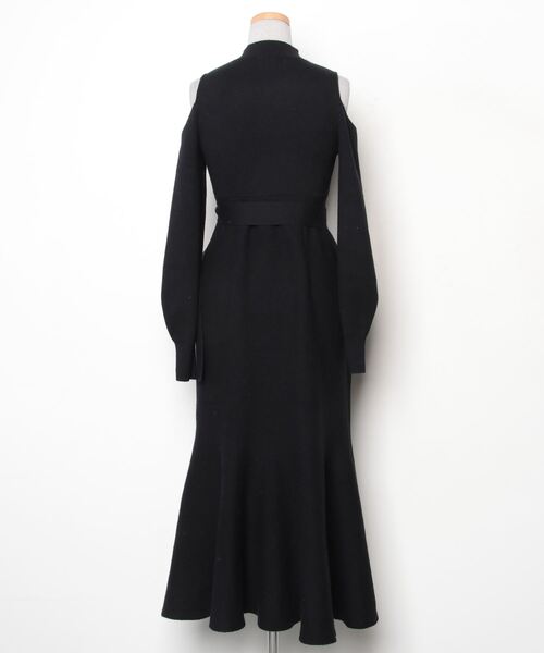 「MERCURYDUO」 ニットワンピース FREE ブラック レディース_画像2