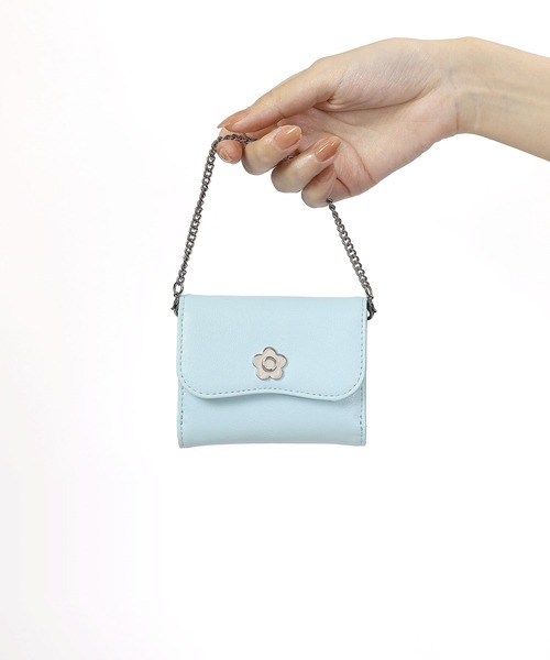 最終値下げ 新品MERCURYDUO MARY QUANT ミニウォレットセット セール】【MARY QUANT】デイジーチャーム付きミニウォレット