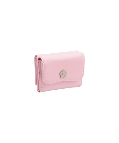 美品未使用 マリークワント ミニウォレット(ピンク) MARY QUANT 財布 マリークワント mary quant ブライトカラー