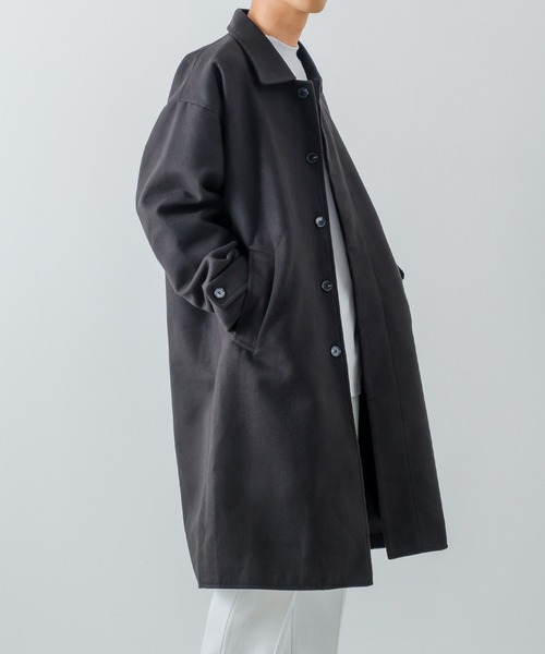 「improves」 ステンカラーコート MEDIUM グレイッシュベージュ メンズ_画像2