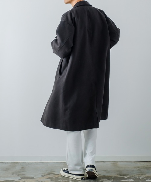 「improves」 ステンカラーコート MEDIUM グレイッシュベージュ メンズ_画像5