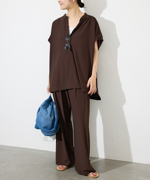 tシャツ 「2枚セット」カットジョーゼットセットアップ レディース | SLOBE IENA | 02