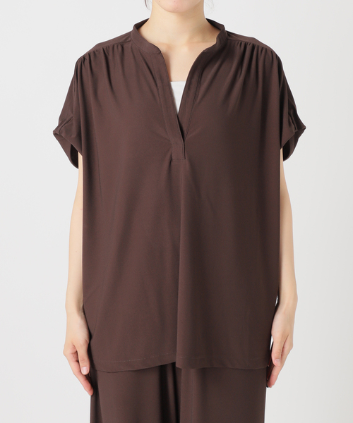 tシャツ 「2枚セット」カットジョーゼットセットアップ レディース | SLOBE IENA | 07