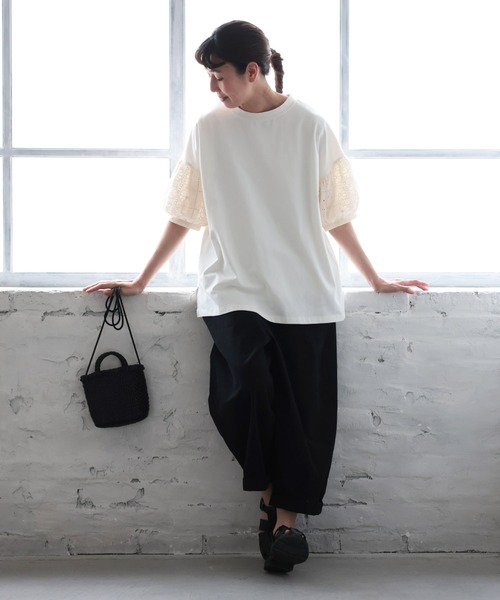 soulberry（ソウルベリー） tシャツ タイルレースのプルオーバー