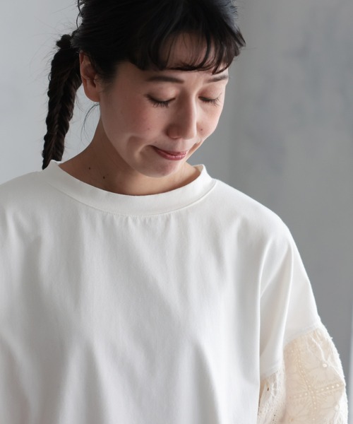 soulberry（ソウルベリー） tシャツ タイルレースのプルオーバー