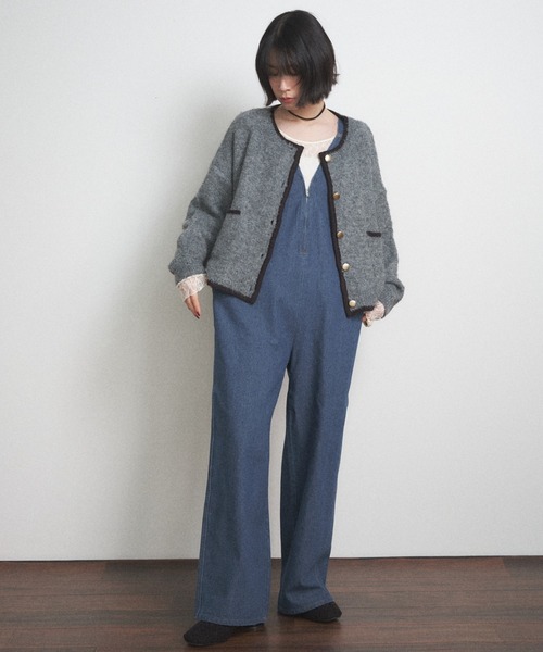 Shelly island（シェリーアイランド） サロペット オーバーオール