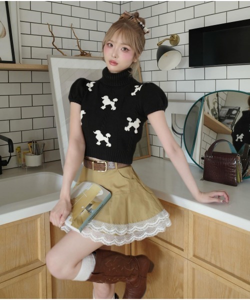 Darich ニット Darich ニット セーター プードルシルエットニットトップス