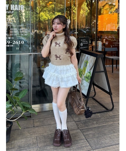 darich ニットトップス ブロックノースリニットトップス（タンクトップ）｜Darich