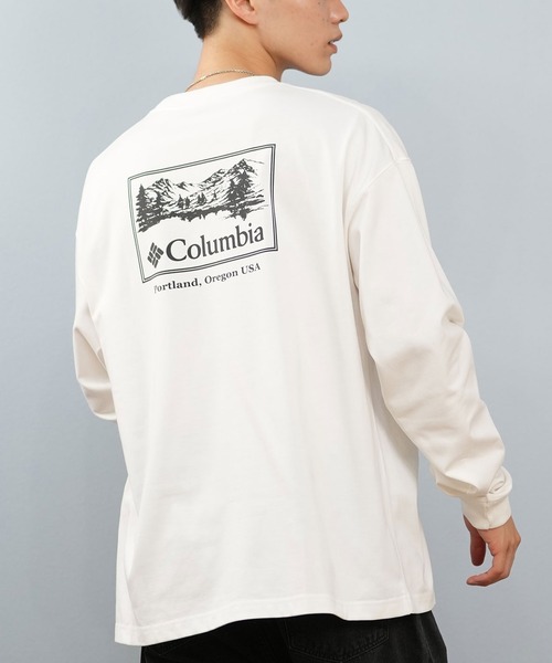 tシャツ 「限定」columbia/コロンビア ユニセックス SUNRISE EDGE GRAPHIC LS T ロンT/長袖Tシャツ バックプリント | Columbia | 02