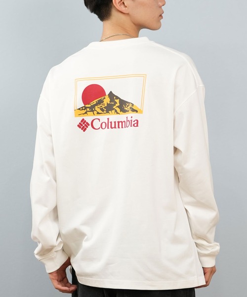 tシャツ 「限定」columbia/コロンビア ユニセックス SUNRISE EDGE GRAPHIC LS T ロンT/長袖Tシャツ バックプリント | Columbia | 01